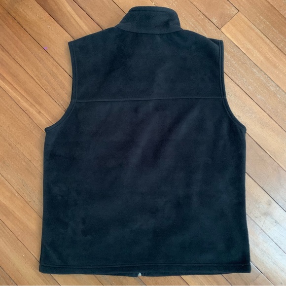 Columbia Full Zip Fleece Vest Black - Picture 9 of 10